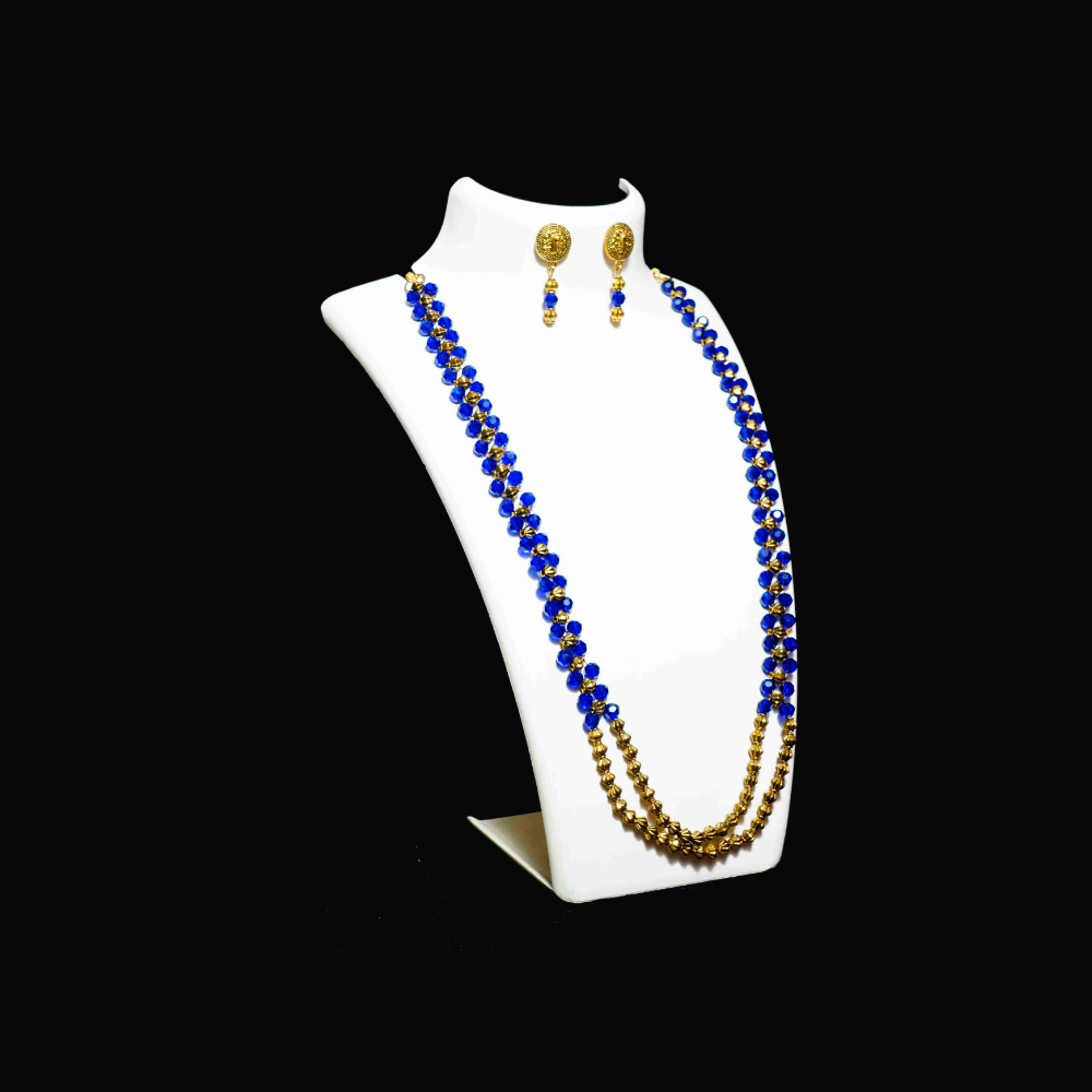 Dark Blue and Pumkin Gold small 2 Layers