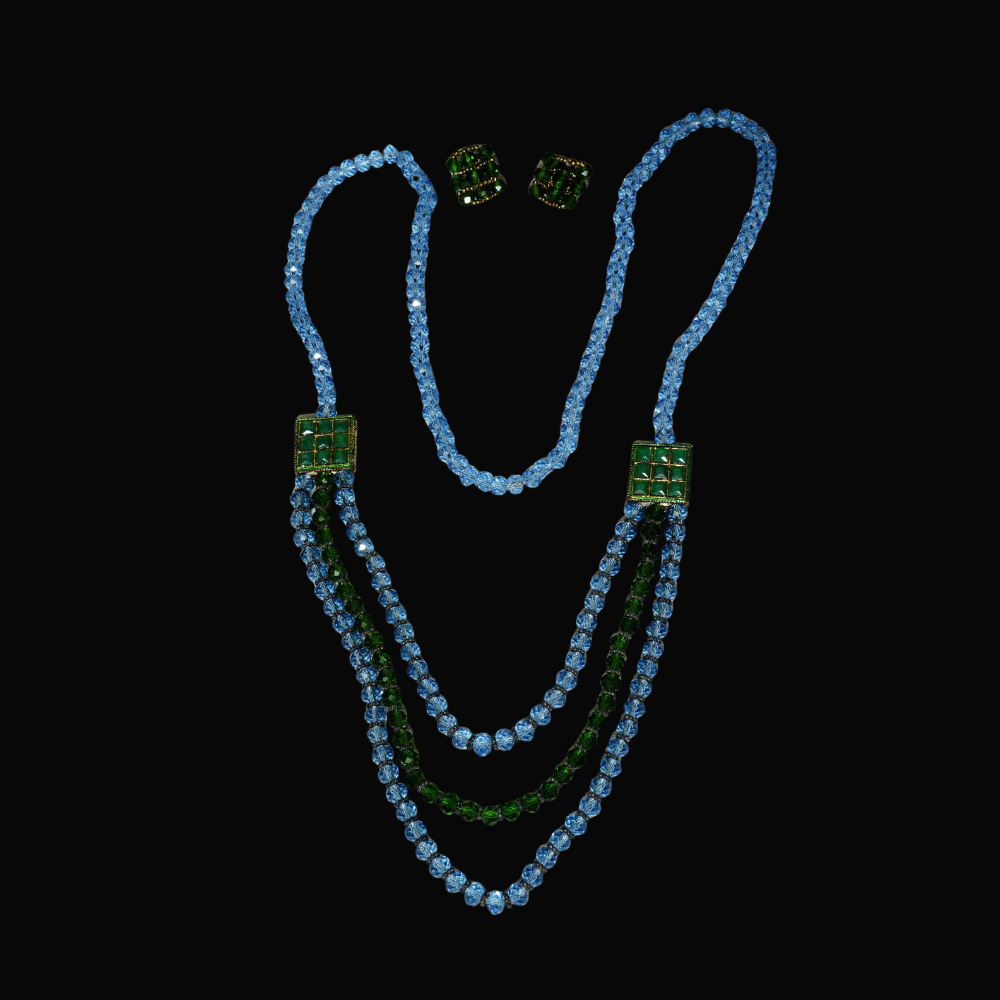 Light Blue and Green 3 Layers & Green Connectors