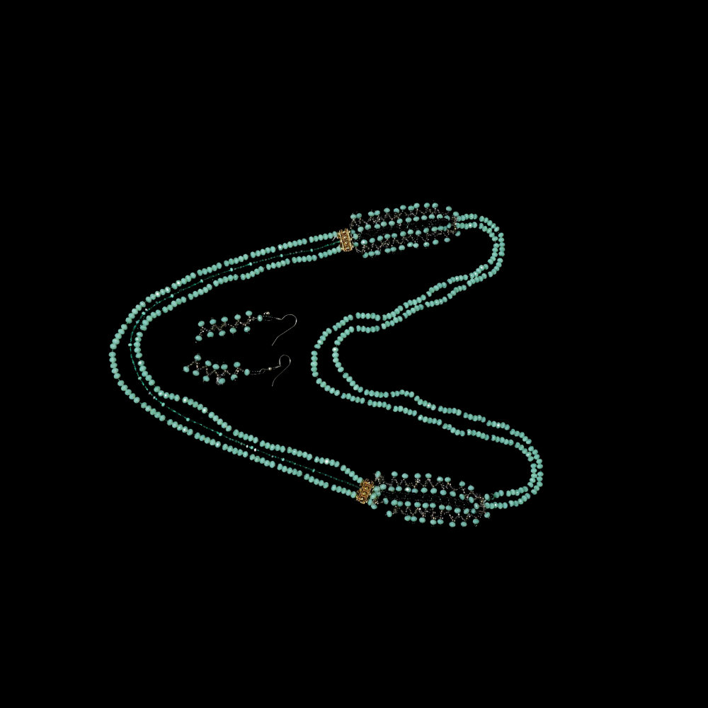 Sea Green and Dark Green 3 Layers